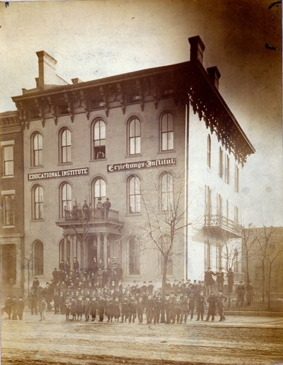 Educational Institute. Chouteau Avenue Between Tenth and Eleventh Streets by Alfred Bennefeld